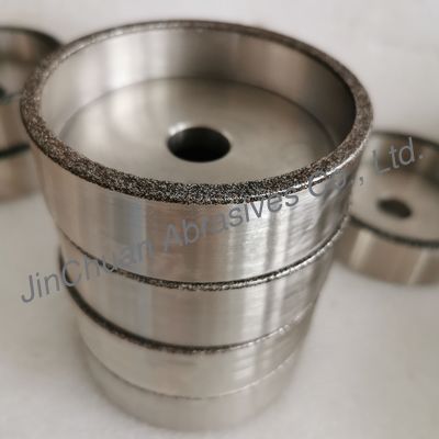 Electroplated CBN Cup-Shaped Grinding Wheel 6A2 100*30*20*5mm Untuk Grinding Stellite Teeth