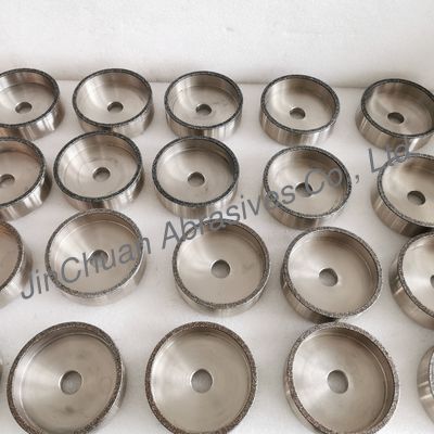 Electroplated CBN Cup-Shaped Grinding Wheel 6A2 100*30*20*5mm Untuk Grinding Stellite Teeth