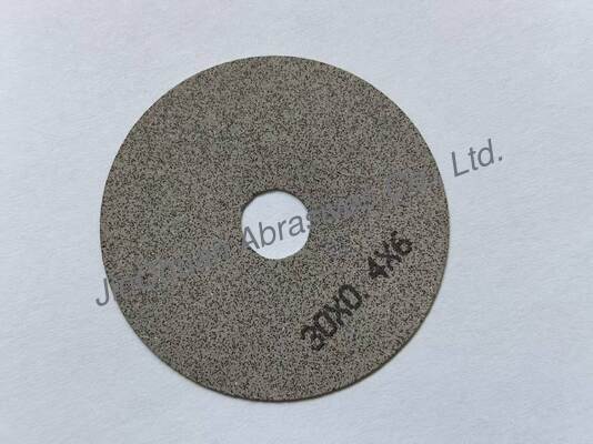 0.4mm supper tipis chip breaker logam ikatan cbn roda pemotong 1A8 untuk slotters