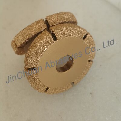 Brazing Diamond Grinding Wheel 76*10*20*10mm D35/40 Cocok untuk pengelasan struktur kompleks dan presisi.