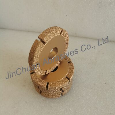 Brazing Diamond Grinding Wheel 76*10*20*10mm D35/40 Cocok untuk pengelasan struktur kompleks dan presisi.