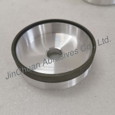 Roda Gerinda CBN Ikatan Resin 6A9  100*30T*20*3*10mm Gerinda Basah B126