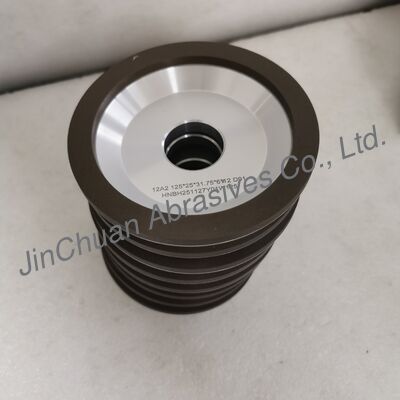 Roda Gerinda Berlian Ikatan Resin 12A2 125*25T*31.75*6*12mm D91 Gerinda Basah