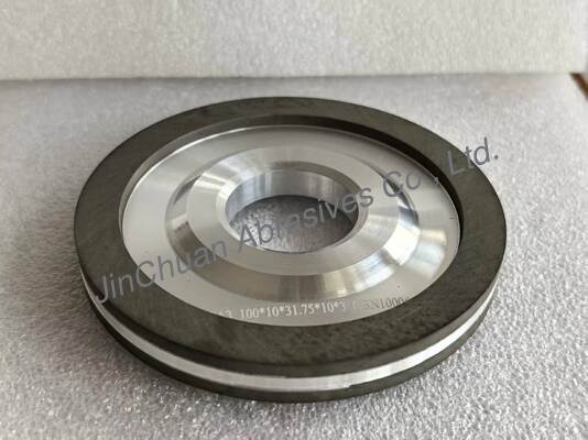14A3 Resin Bond CBN Grinding Wheels CBN Grit Nomor 1000#, Diameter 100mm