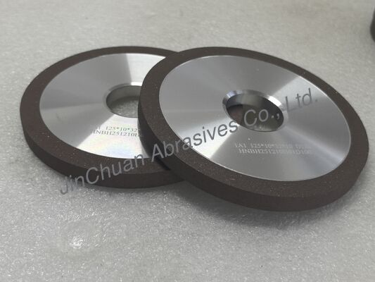1A1 125*10T*32*10mm D126 Dry Resin-Bonded Diamond Grinding Wheel Untuk Cemented Carbide