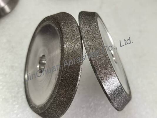 Roda Penggilingan dan Pengelompokan yang Terikat Elektro dengan Roda Berwarna Amber Cbn