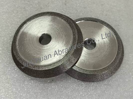 Roda Penggilingan dan Pengelompokan yang Terikat Elektro dengan Roda Berwarna Amber Cbn