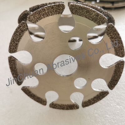 145 X 3/4mm/5mm/8mm CBN Grinding Wheel Untuk Memasah Rantai Rantai Rantai Baja