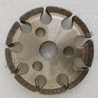 145 X 3/4mm/5mm/8mm CBN Grinding Wheel Untuk Memasah Rantai Rantai Rantai Baja