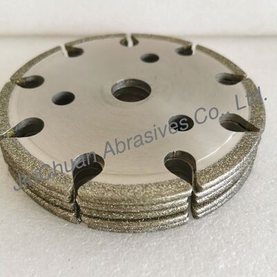 Mata Gerinda Berlian Elektroplating 105/125/145mm untuk Mengasah Rantai Gergaji Besi