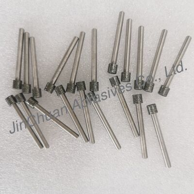 Dirancang dan disesuaikan Electroplated Diamond Grinding Pins Dalam Berbagai Ukuran Untuk Keramik Workpiece