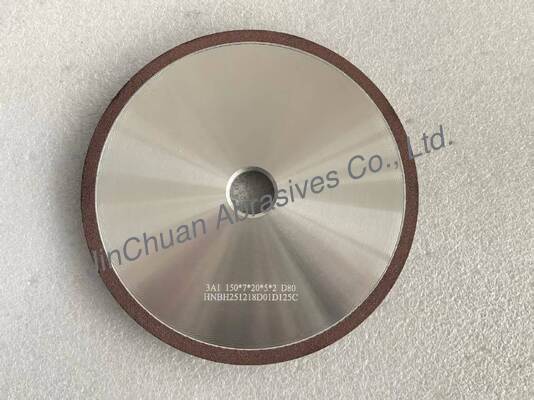 3A1 Resin Diamond Grinding Wheel Digunakan untuk Alat Karbida, Diameter 150mm
