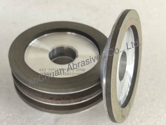 4A2 Resin Diamond Grinding Wheel digunakan untuk Carbide Tools, Diameter 75mm,Grit Nomor D500