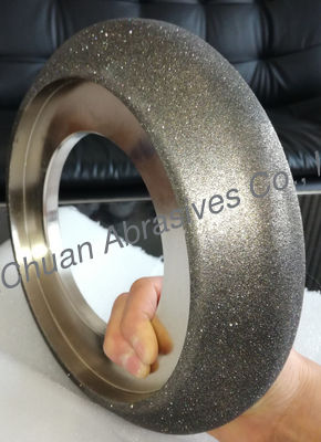Ukuran Disesuaikan CBN Grinding Wheels Mengasah Batu Untuk Gigi Band Saw