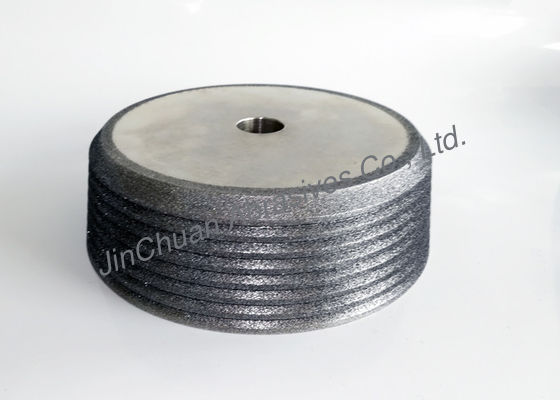 Electroplated CBN Grinding Wheels / CBN Abrasive Wheels A Teeth Gap Bands