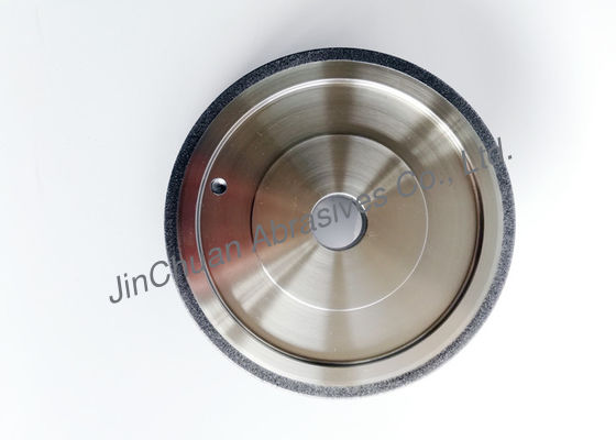 203.2mm * 22.23mm B213 / 8 "Kayu-Mizer CBN Asah Roda / Disadur CBN Roda Untuk Band Saw Sharping