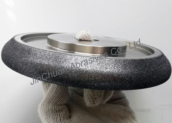 203.2mm * 22.23mm B213 / 8 "Kayu-Mizer CBN Asah Roda / Disadur CBN Roda Untuk Band Saw Sharping