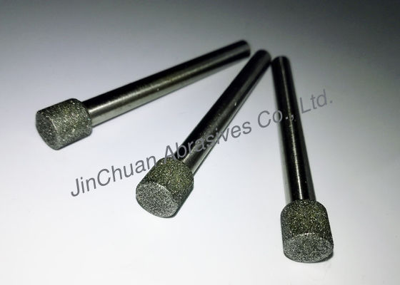 Pin Penggilingan Berlian Electroplated Kecil Untuk Diameter Dalam D126 Grit