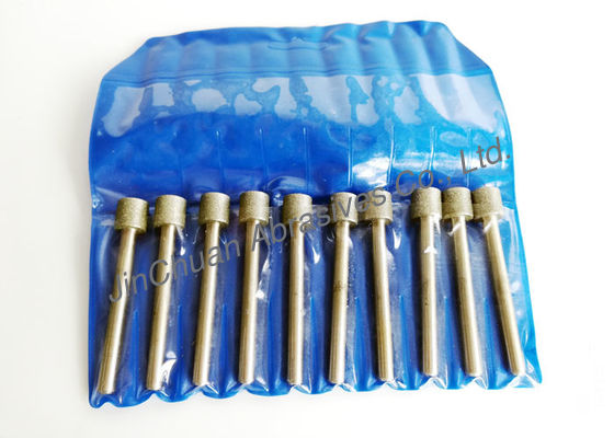 8.89mm Electroplated Diamond Grinding Pins Di Industri Minyak Dan Gas