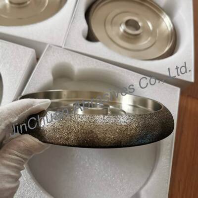8 Inch 203mm Electroplated CBN Sharpening Wheel 32mm Bore Disesuaikan untuk Woodworking Band Saw Blade Grinding