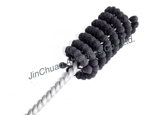 76 mm Warna Hitam abrasive Flexible Honing Brush untuk Poles dan deburr