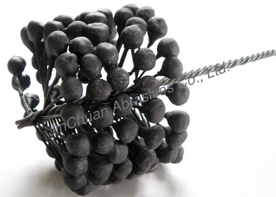 Grit 600 Menghapus Burr Honing Brush / Industri Deburring Silicon Carbide Flex Hone