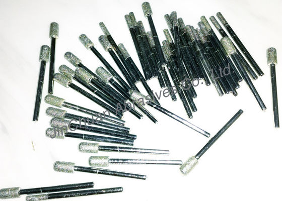 Set Burr Diamond Hard Black Dilapisi, Kepala Grinding Berlian Ekonomis