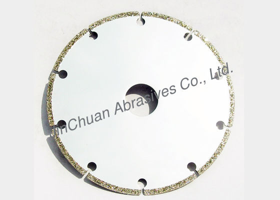 8 Inch Warna Silver Untuk Memotong Grafit Disadur Diamond Saw Blade Disc