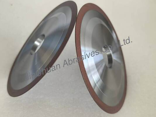 14F1 Bentuk Roda Gerinda Berlian Resin Diameter Luar 150mm untuk Pengasah Alat Karbida