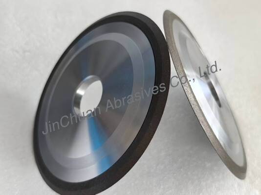 Resin CBN Grinding Wheel 150mm OD 60 derajat Bentuk V Umur panjang Untuk HSS Grinding Tool
