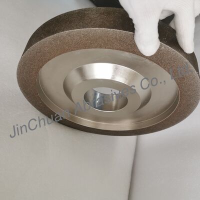 Electroplated CBN Grinding Wheel 405 mm OD dengan Electroplated Nickel Bond dan Customized Grit Size untuk Precision Grinding