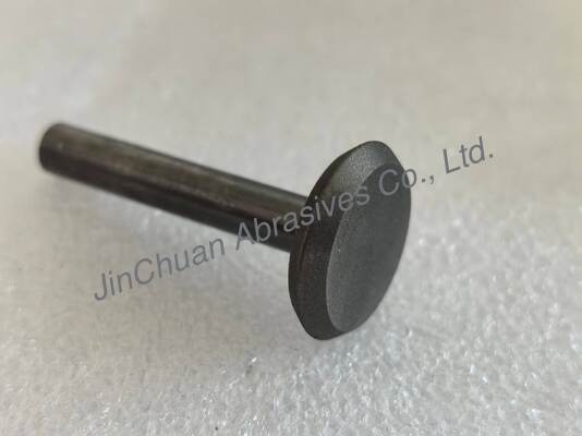 Kepala Gerinda Berlian Elektroplating CBN Badan Karbida Tungsten Hitam 800# 1200# untuk Penggilingan Presisi