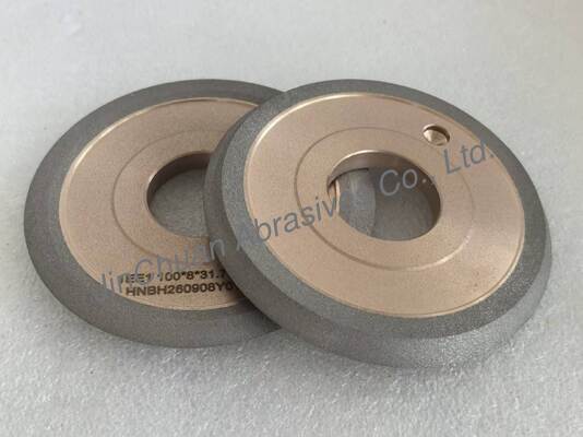 Roda Hibrida 1EE1 Lurus dengan Sudut Samping untuk Mesin Gerinda Perkakas CNC