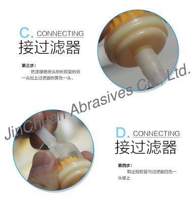 Stainless Steel Berlian Miniatur Pijat File Berlian Kecil Untuk Kecantikan Kulit