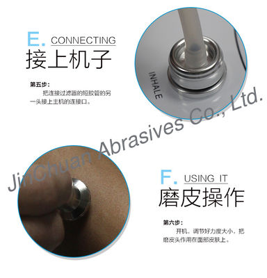 Stainless Steel Berlian Miniatur Pijat File Berlian Kecil Untuk Kecantikan Kulit