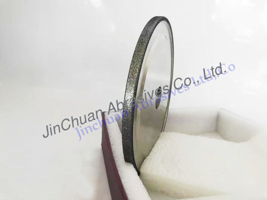 127mm Disadur CBN Diamond Wheel Untuk Turbo Tooth Grind Bentuk Tubuh Baja Disesuaikan