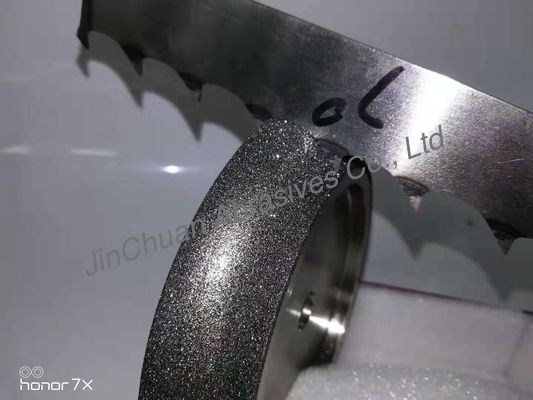 5 Inci Roughness Permukaan Rendah CBN Sharpening Wheels Dapat Sharpen 4000meter Band Saw