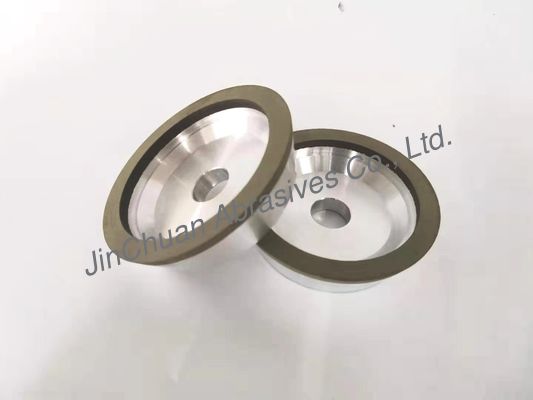 Piala Berbentuk Resin Berikat Berlian Grinding Wheels Disc Abrasive 175 Grit