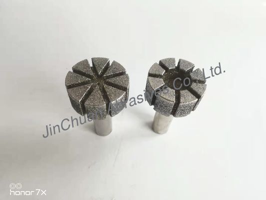 Mempertajam CBN Grinding Pins Diamond Grinding Burrs Untuk Industri Mesin