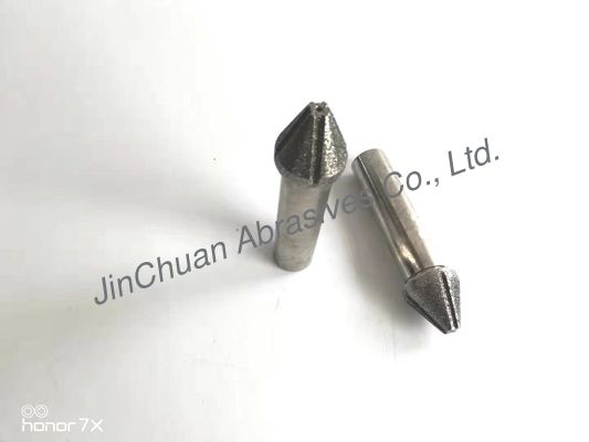 Kekerasan Tinggi Diamond Grinding Head Berlian Mounted Point Set Ukuran Kecil