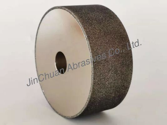 Tebal CBN Cylindrical Grinding Wheel 4 Inch 127mm Diameter Dalam Kekerasan Tinggi
