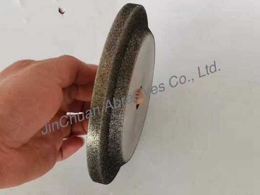 Berlian Kekerasan Bulat Tinggi Dan Roda Cbn Dengan 20mm Lubang Dalam B213 Grit