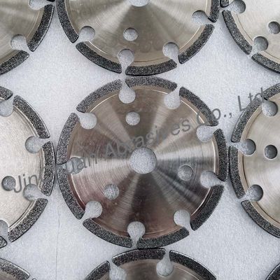 60 / 70Elektroplated CBN Diamond Wheel Untuk Mengasah Gigi Gergaji Rantai