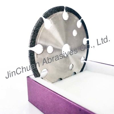 60 / 70Elektroplated CBN Diamond Wheel Untuk Mengasah Gigi Gergaji Rantai