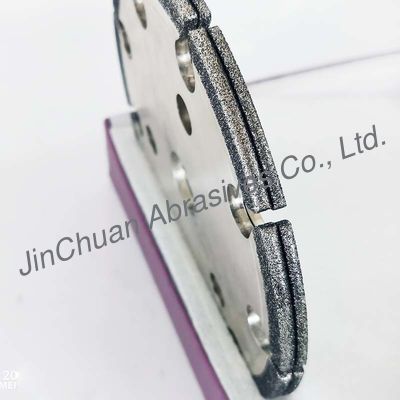 Bentuk Cbn Diamond Grinding Wheels Bahan Baja Bentuk Bulat Kinerja Tinggi