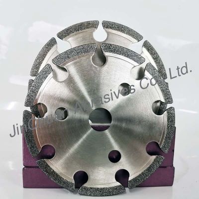 Efisiensi Kerja Tinggi CBN Diamond Wheel Electroplated Bond Sertifikasi ISO
