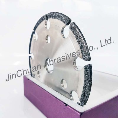 Efisiensi Kerja Tinggi CBN Diamond Wheel Electroplated Bond Sertifikasi ISO