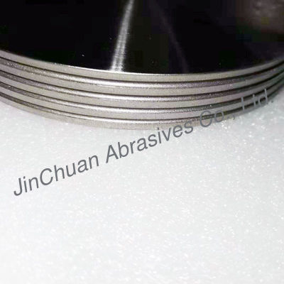 Roda gerinda CBN, gerinda penajam, Lingkaran, Roda gerinda dilapisi coklat gelap