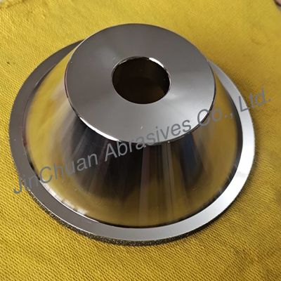 Electroplated 11C9 40 Grit Diamond Cup Wheel Untuk Mata Bor