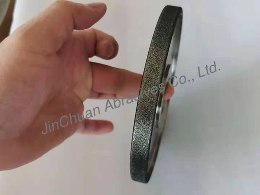 1A1 Electroplated Grinding CBN Diamond Wheel 152 * 12.7 * 34.93 * 5 B80 / 100